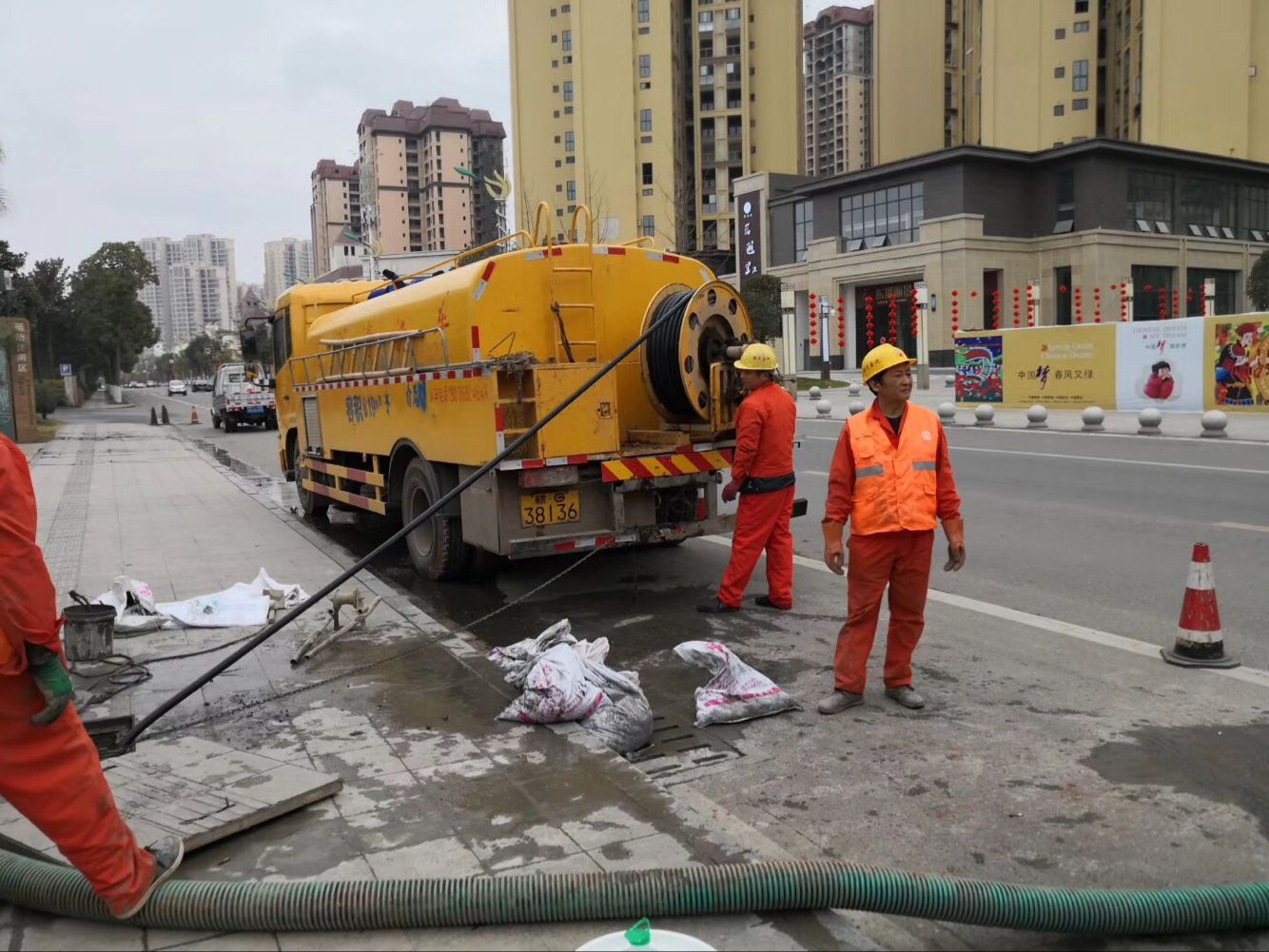 丽水排污管道清淤-管道清洗